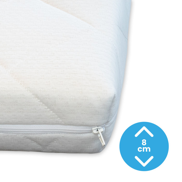 Babymatratze 55x90 Kaltschaum HR40 Doppeltuch