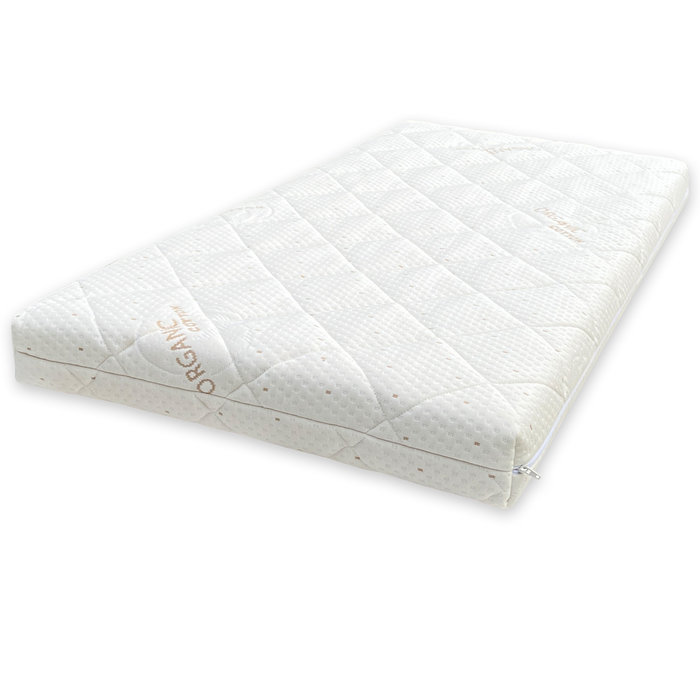 Babymatratze 75x95 Kaltschaum HR40 organische Baumwolle