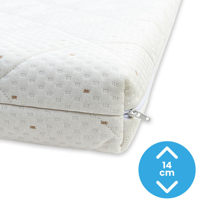 Kindermatratze 90x140 Kaltschaum HR55 Organische Baumwolle