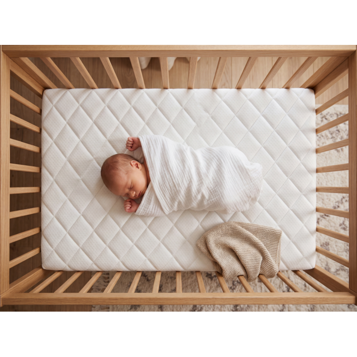 Sichere Babymatratze 70x130 cm für höchsten Komfort
