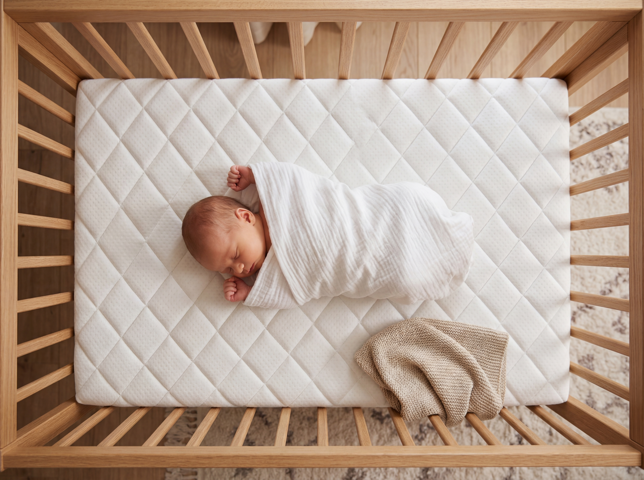 Sichere Babymatratze 70x130 cm für höchsten Komfort