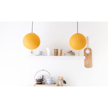 Cotton Ball Lamps