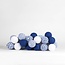 COTTON BALL LIGHTS Regular Lichterkette - Delft Blauw