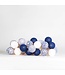 Cotton Ball Lights Regular lichtslinger blauw - Delft Blauw