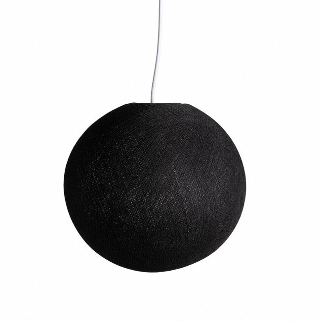Cotton Ball Lights enkelvoudige hanglamp zwart - Black
