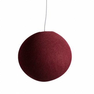 Cotton Ball Lights Hanging Lamp - Dark Red