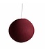 Cotton Ball Lights Hanging Lamp - Dark Red