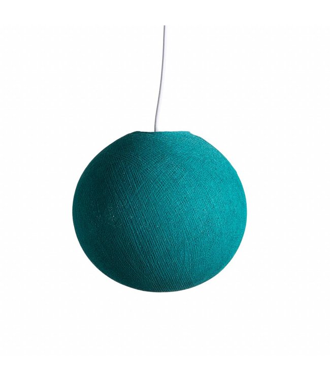 Cotton Ball Lights enkelvoudige hanglamp blauw - Heavy Aqua