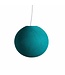 Cotton Ball Lights Hanging Lamp - Heavy Aqua