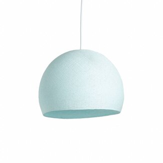 Cotton Ball Lights Hanging Lamp Three Quarter - Light Aqua