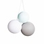 COTTON BALL LIGHTS Triple Hanging Lamp 1 point - Sea Breeze