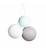 Cotton Ball Lights Triple Hanging Lamp 1 point - Sea Breeze