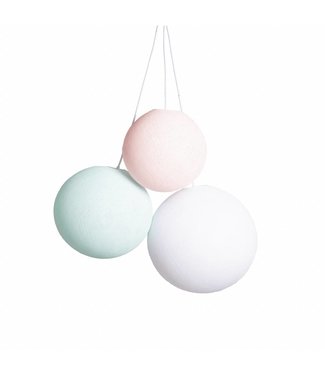 Cotton Ball Lights Triple Hanging Lamp 1 point - Spring