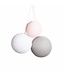 Triple Hanging Lamp 1 point - Blushy Greys