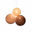 Triple Hanging Lamp 1 point - Blushy Greys