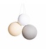 Cotton Ball Lights Triple Hanging Lamp 1 point - Natural Colors