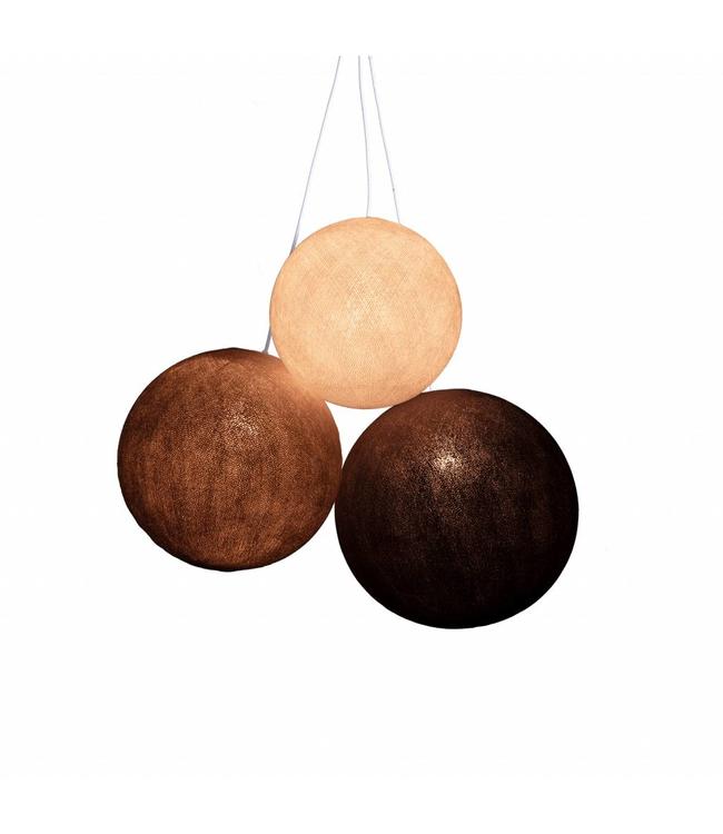 Triple Hanging Lamp 1 point - Shades of Grey