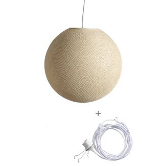Cotton Ball Lights Cord Lamp - Cream