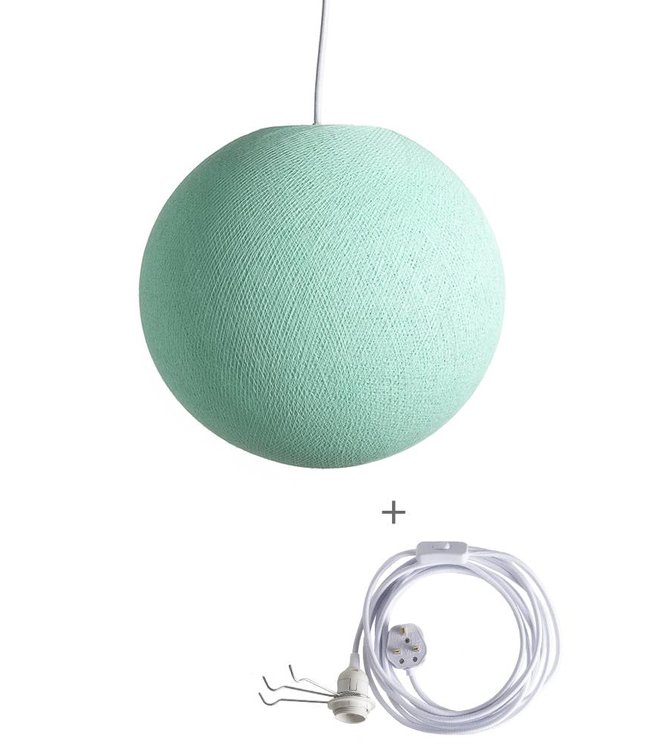 Cotton Ball Lights wandering hanglamp groen - Mint