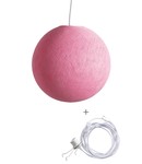 COTTON BALL LIGHTS Cord Lamp - Soft Pink