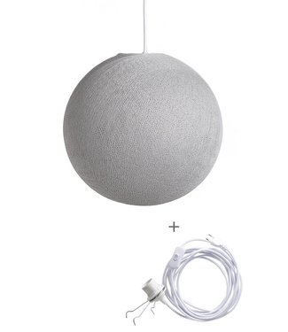 COTTON BALL LIGHTS Cord Lamp - Stone