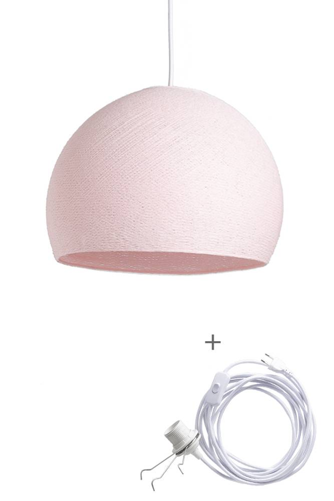 Snoerlamp Driekwart - Light Pink