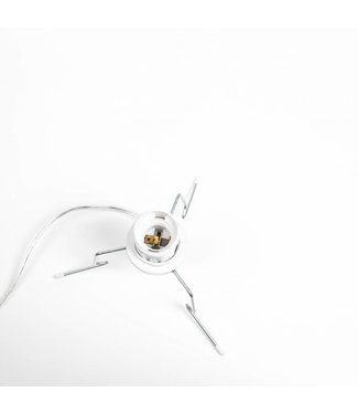 Cotton Ball Lights Tripod Metal Table Stand