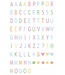 Pastel Letters & Symbolen Set