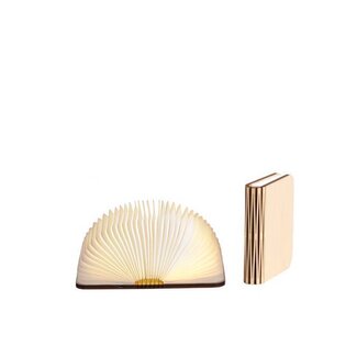 LEDR Buchlampe Ahornfarben