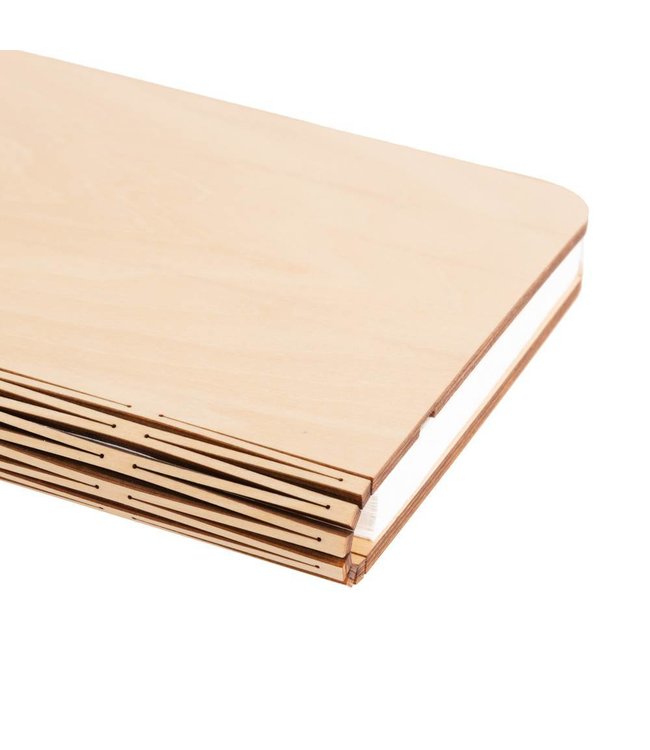 Buchlampe Ahornfarben