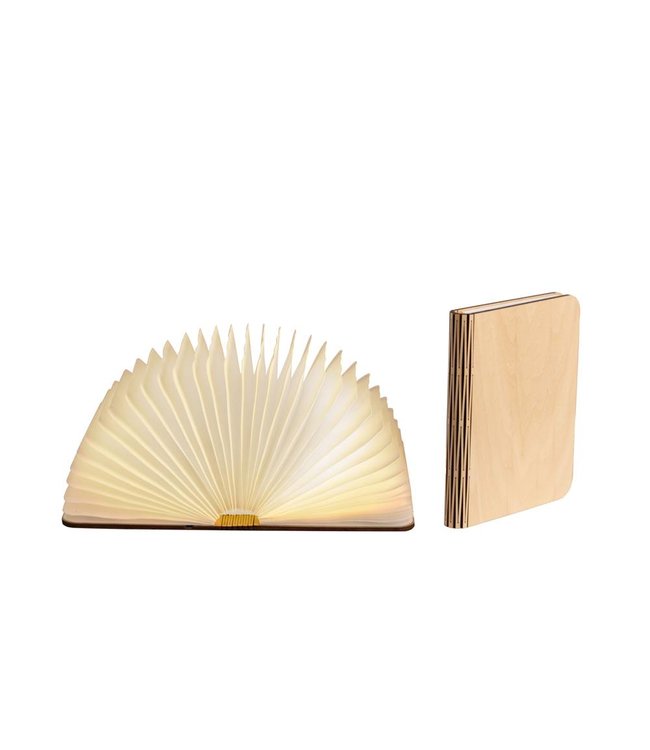 Cotton Ball Lights boek lamp bruin - Esdoorn bruin book lamp