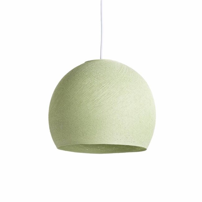 Hanging Lamp Three Quarter - Powder Green