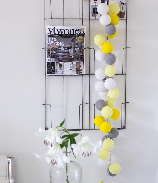 Regular Lichterkette - Yellow/Grey