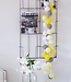 Cotton Ball Lights Regular lichtslinger geel en grijs - Yellow/Grey