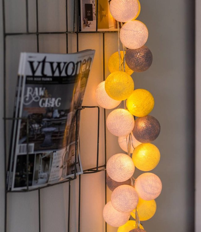 Regular Light String - Yellow/Grey