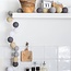 COTTON BALL LIGHTS Cotton Ball Lights Regular lichtslinger - grijs en beige - Sand/Grey