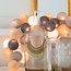 COTTON BALL LIGHTS Cotton Ball Lights Regular lichtslinger - grijs en beige - Sand/Grey
