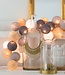 Cotton Ball Lights Regular lichtslinger - grijs en beige - Sand/Grey