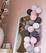 Cotton Ball Lights Regular lichtslinger roze en grijs - Pink/Grey