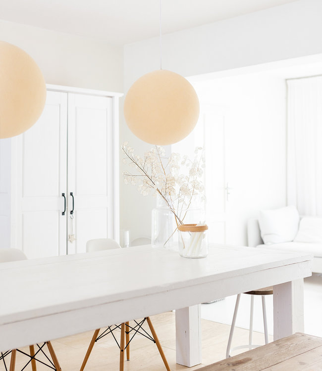 Cotton Ball Lights enkelvoudige hanglamp beige - Shell