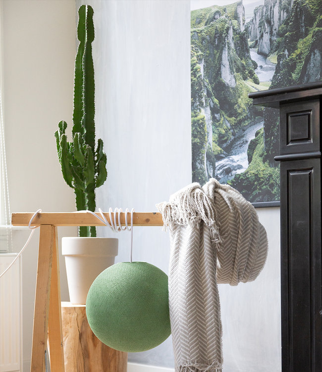Cotton Ball Lights enkelvoudige hanglamp groen - Sage Green