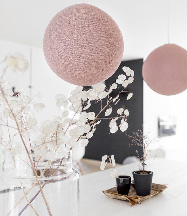 Cotton Ball Lights enkelvoudige hanglamp roze - Pale Pink