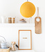 Cotton Ball Lights enkelvoudige hanglamp geel - Mustard