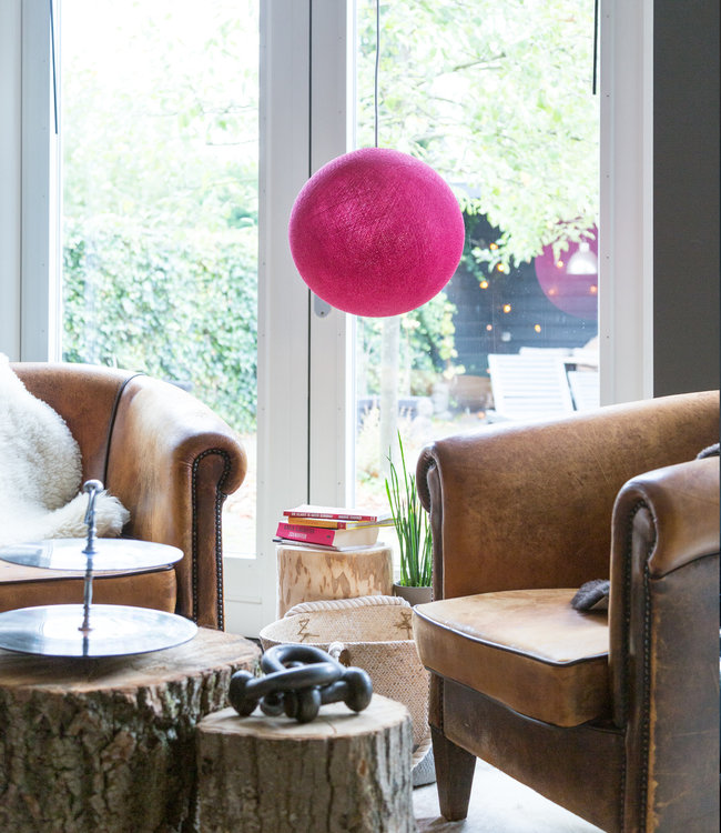 Cotton Ball Lights enkelvoudige hanglamp paars - Cyclaam