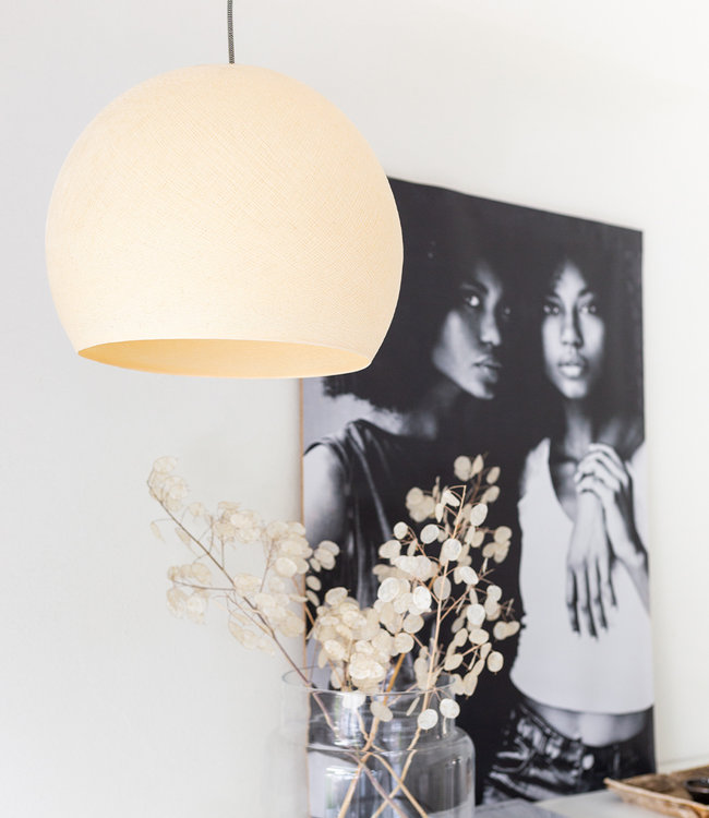 Hanging Lamp Three Quarter - Shell Large (36cm)