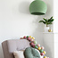 COTTON BALL LIGHTS Hängelampe Drei Vierteln - Sage Green
