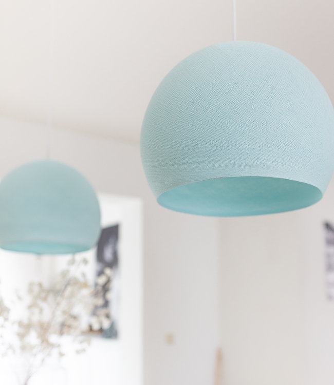 Cotton Ball Lights driekwart hanglamp licht blauw - Light Aqua