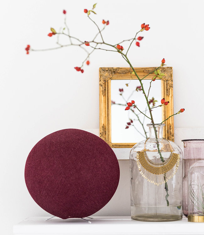 Cotton Ball Lights staande lamp rood - Dark Red