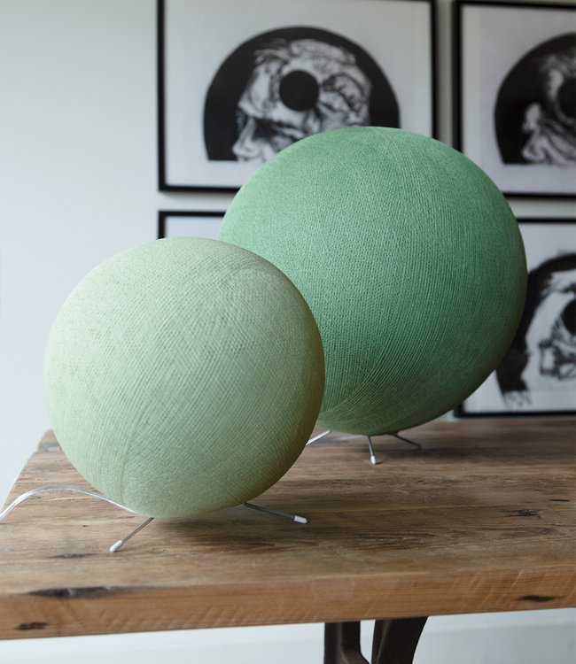 Cotton Ball Lights Staande Lamp Sage Green Cotton Ball Lights
