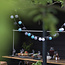 COTTON BALL LIGHTS Cotton Ball Lights buiten feestverlichting blauw - 20 ballen - Turquesa